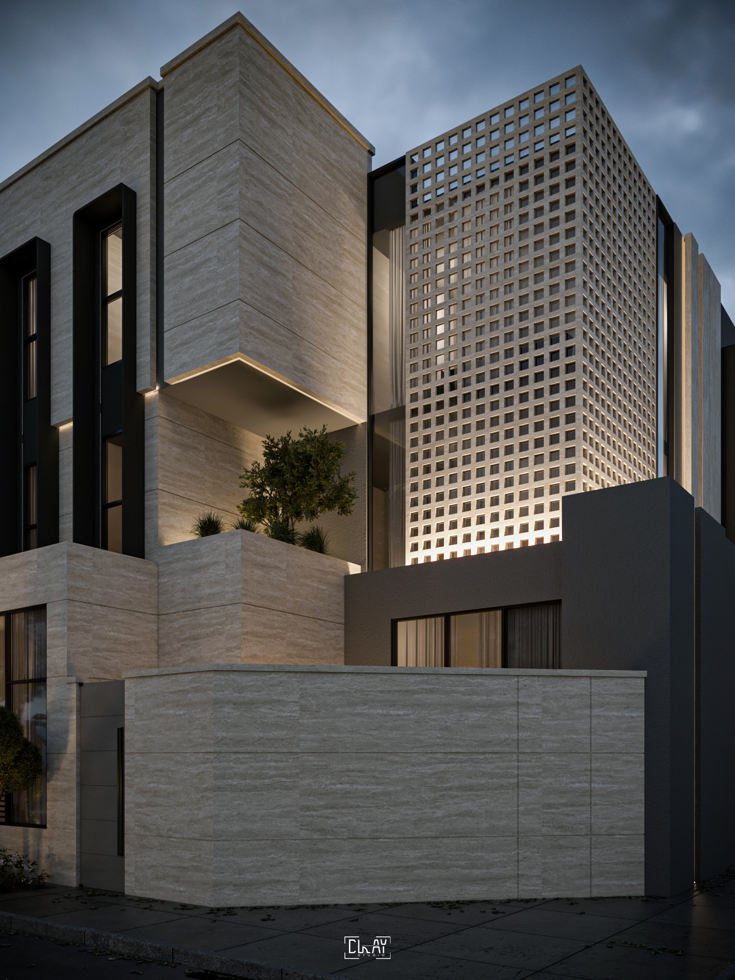 别墅立面设计-22