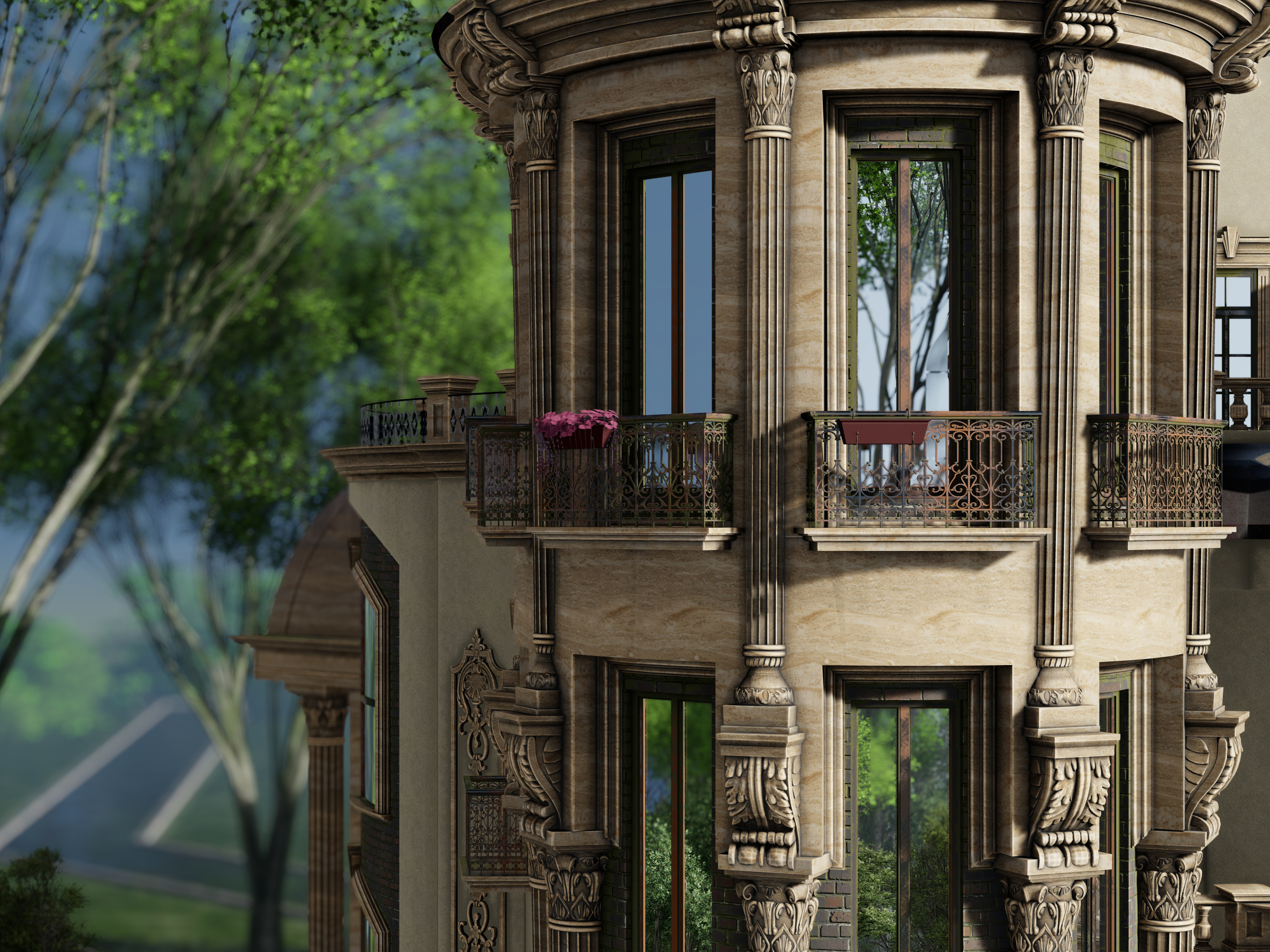 虚构的经典别墅丨个人-7