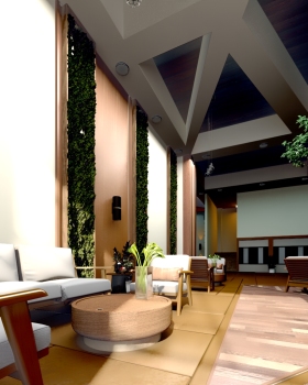 Hotel Designe (Reception - Bed room - Main Restraunt)