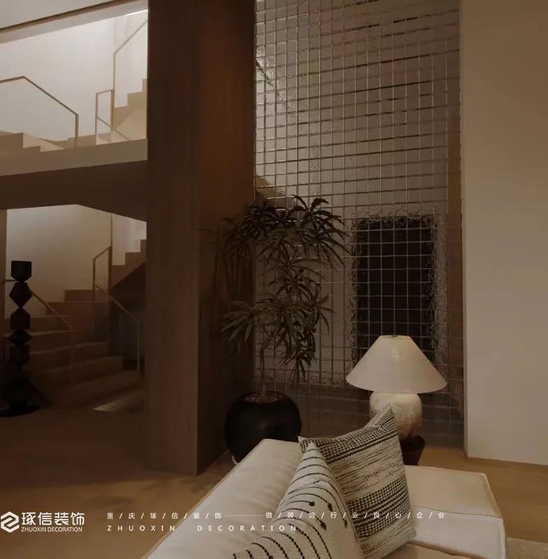 龙湖源著原木中古风丨中国重庆丨琢信装饰-11