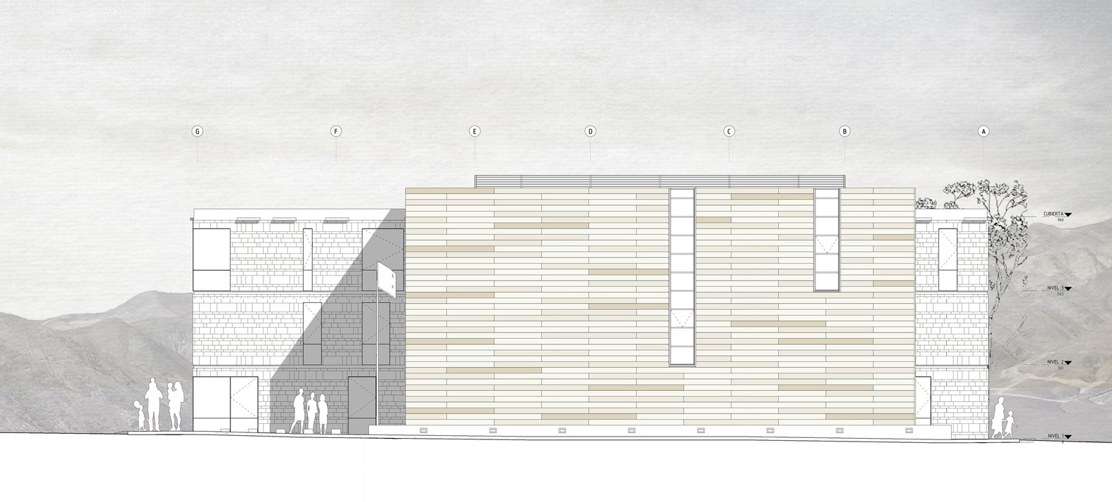 安第斯山脉中的埃斯洛市政厅-74