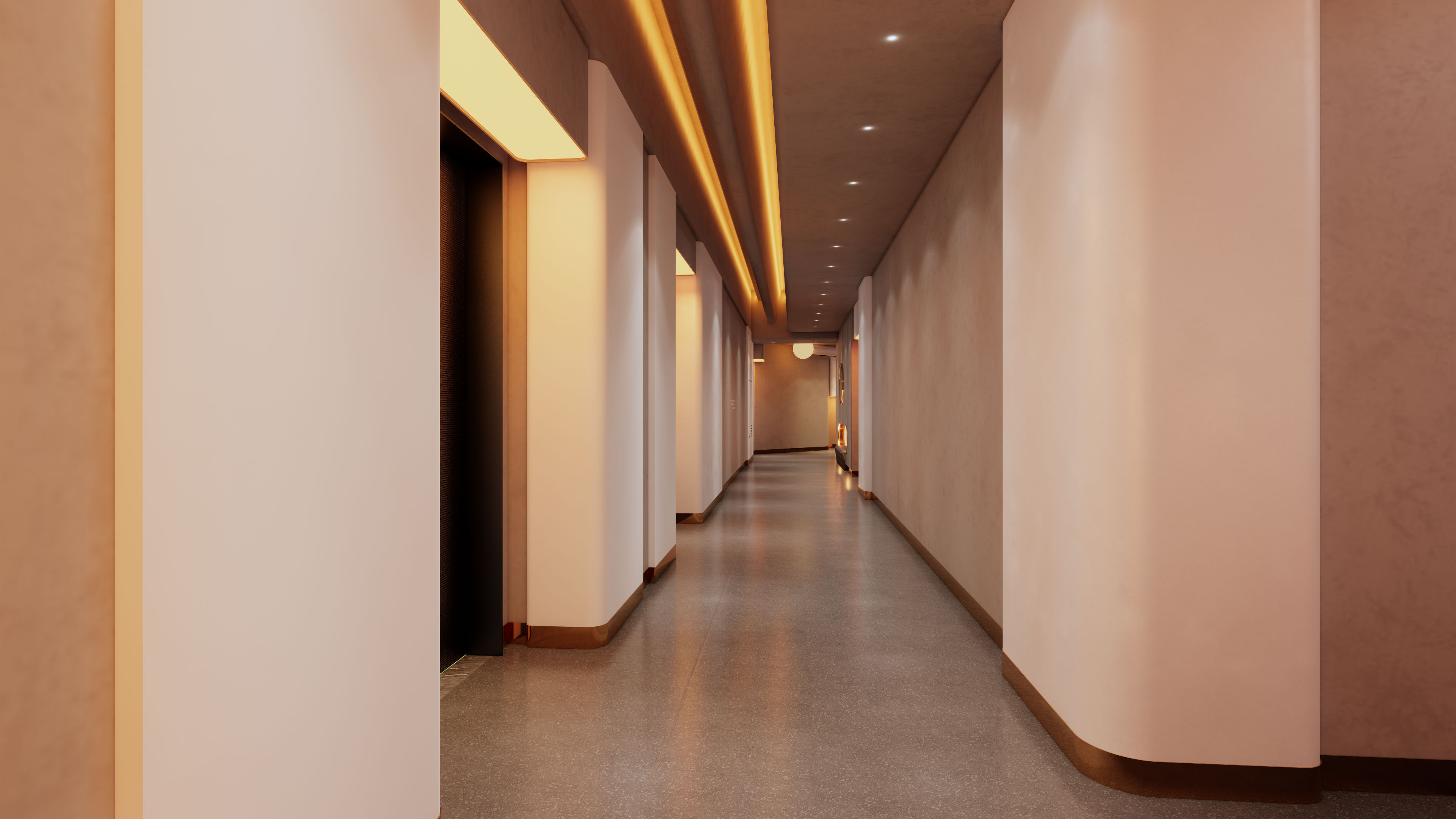 SU+Enscape商业空间公区设计-7