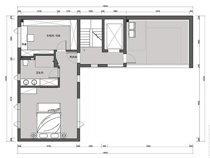现代简约与美式风情的家居设计丨支点环境艺术设计-58