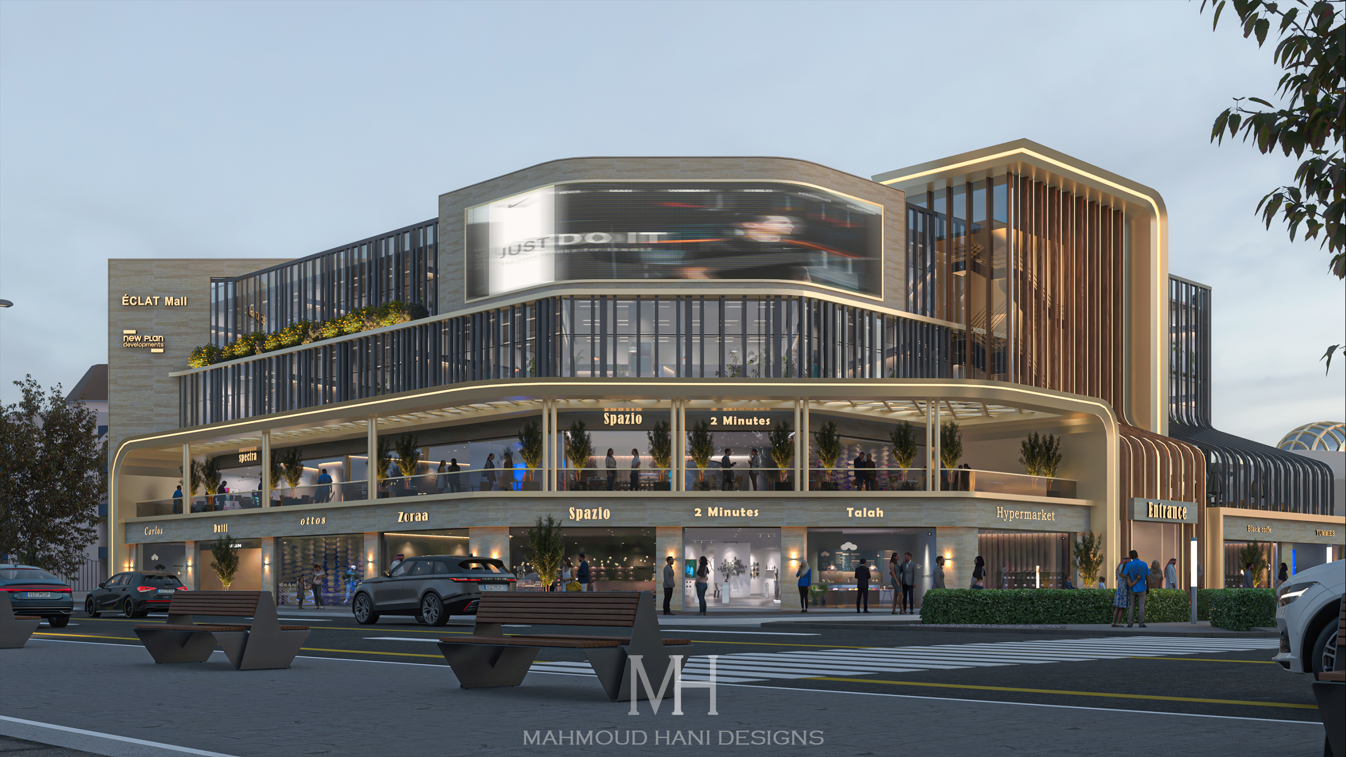 Mall Facade Design - Portsaid-0