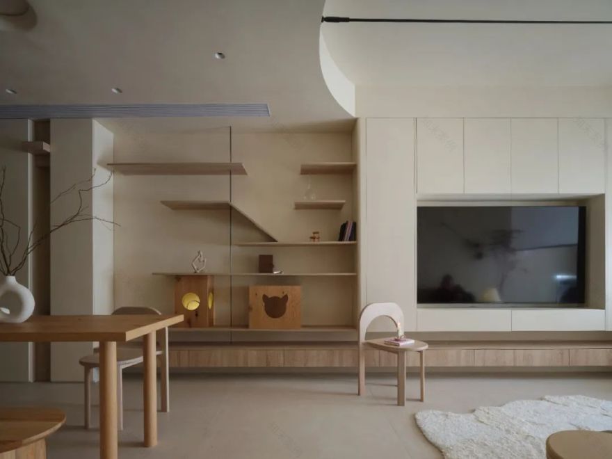 武汉远洋三人两猫的甜蜜住宅丨中国武汉丨大思-29