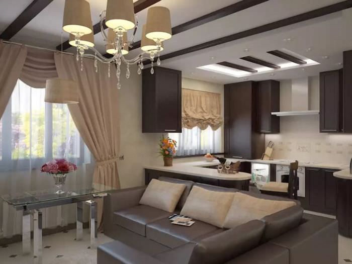 20平米厨房客厅设计案例-48