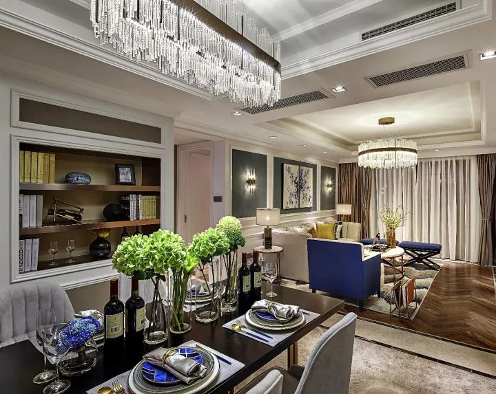 冷元宝设计丨绿地集团海外滩样板空间-19