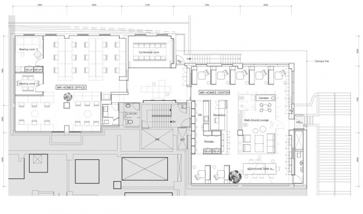 韩国房地产中介公司办公中心  Design Studio INTUNE-18