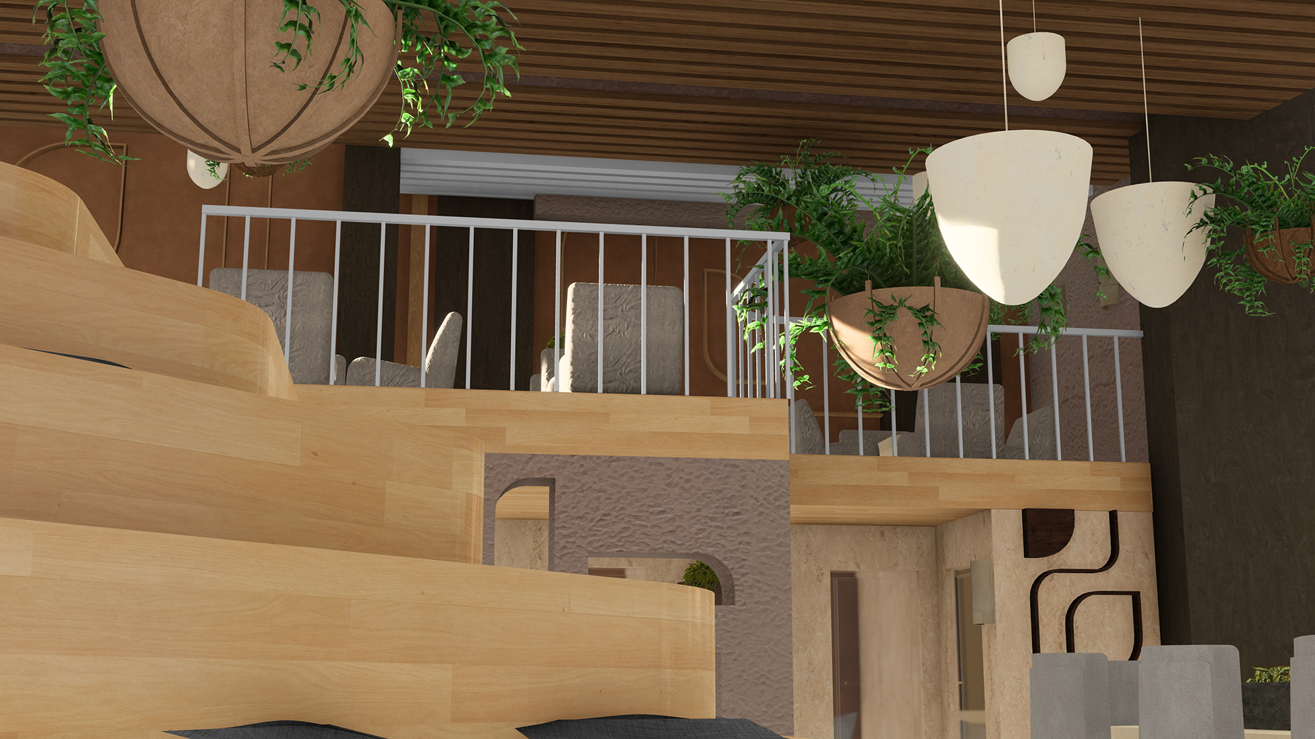 Mansoura 大学图书馆室内设计丨DESIGNED FURNATURE-22