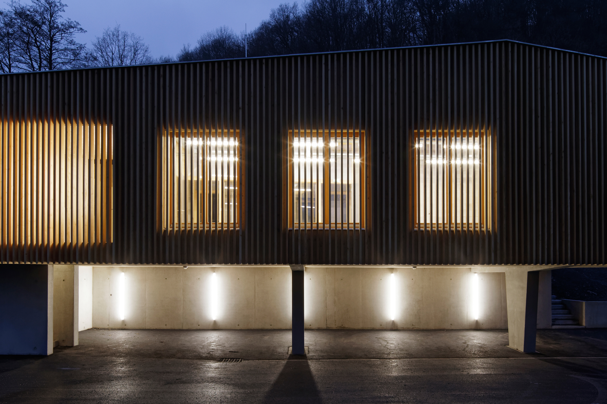 Metzeral 消防站 | 自然与功能完美融合-19