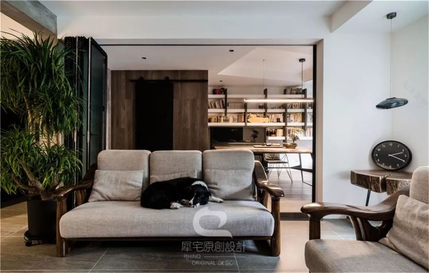 157㎡台式简约风,这书房太赞了! 犀宅原创设计-2