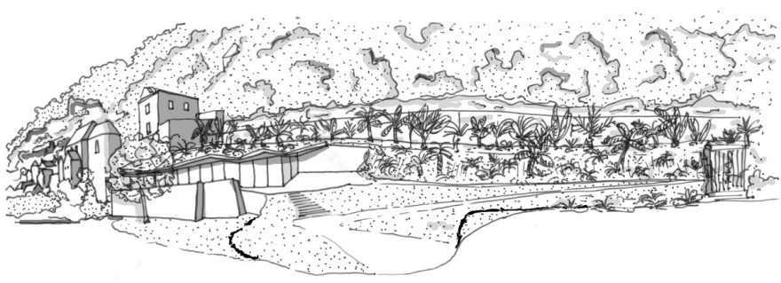 L'office de tourisme troglodyte de La Roque-Gageac : du croquis d’intention à l’ouverture au public… - CoCo architectureCoCo architecture-1