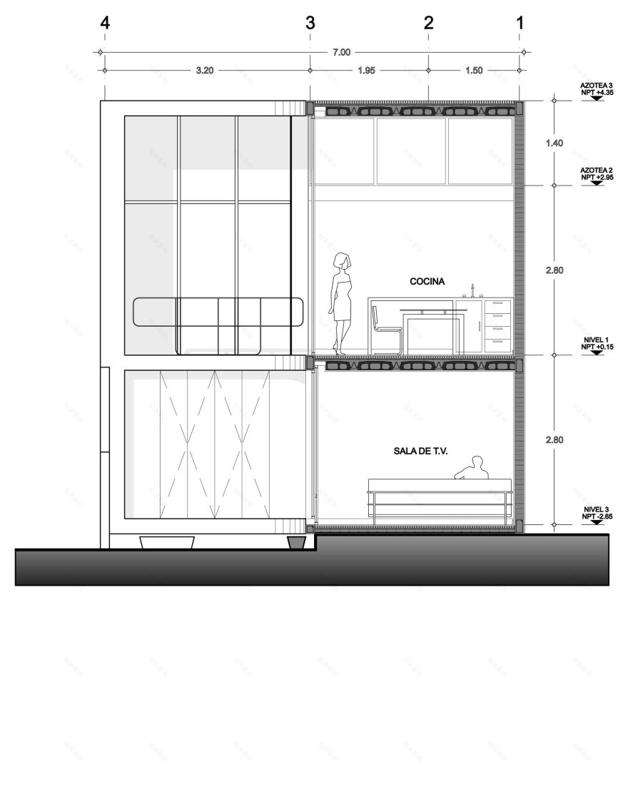 墨西哥 ATZ 住宅,模块化设计融入自然地形-57