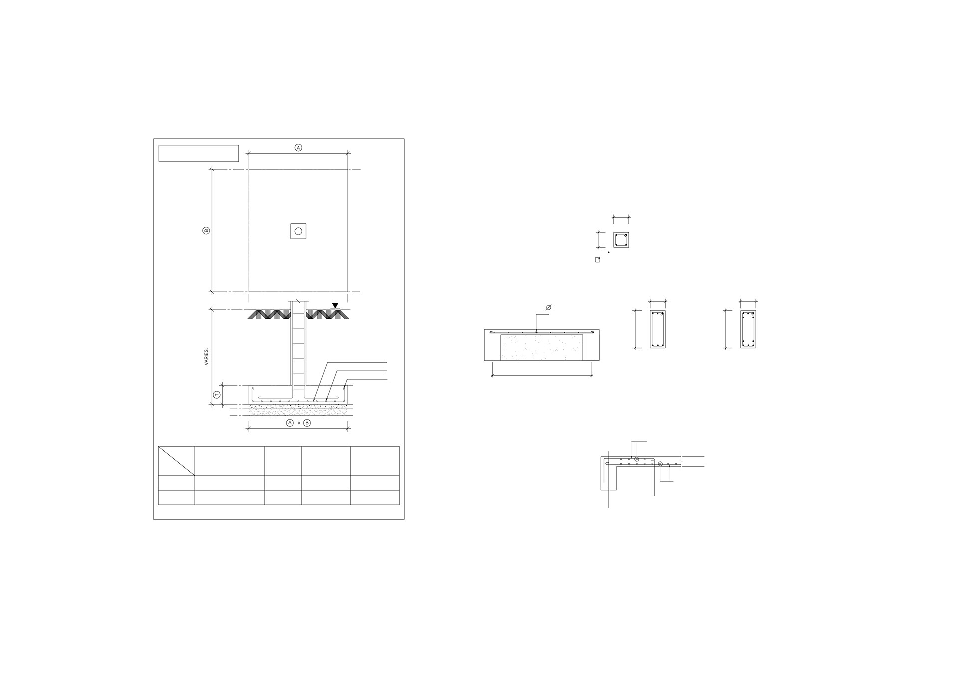 architectural drawing of residential house-47