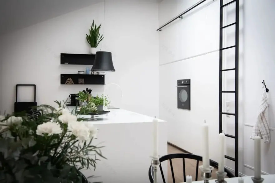 瑞典哥德堡绿色社区的现代家庭复式公寓-8