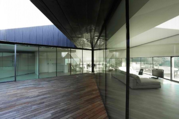 节能的木质与铜质简约别墅丨意大利丨Camillo Botticini Architect-19