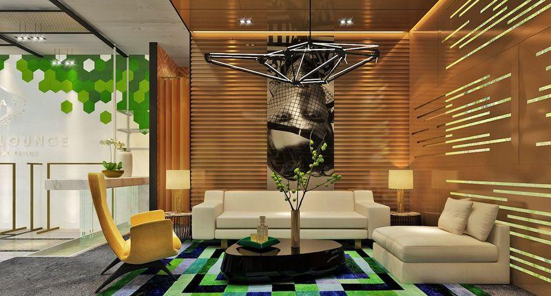 Play Lounge Show Room | 抽象庭院与禅意空间的完美融合-11