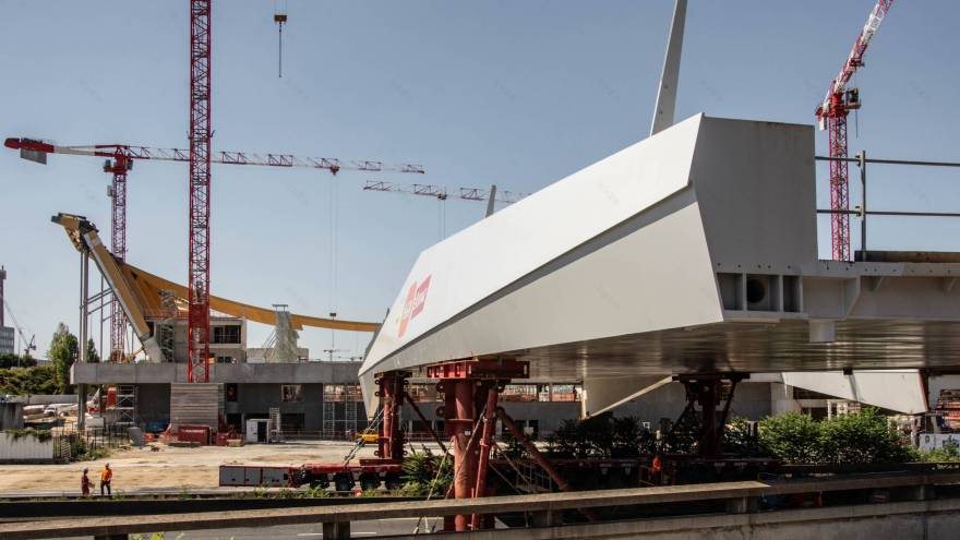 奥林匹克水上运动中心行人天桥工程-17