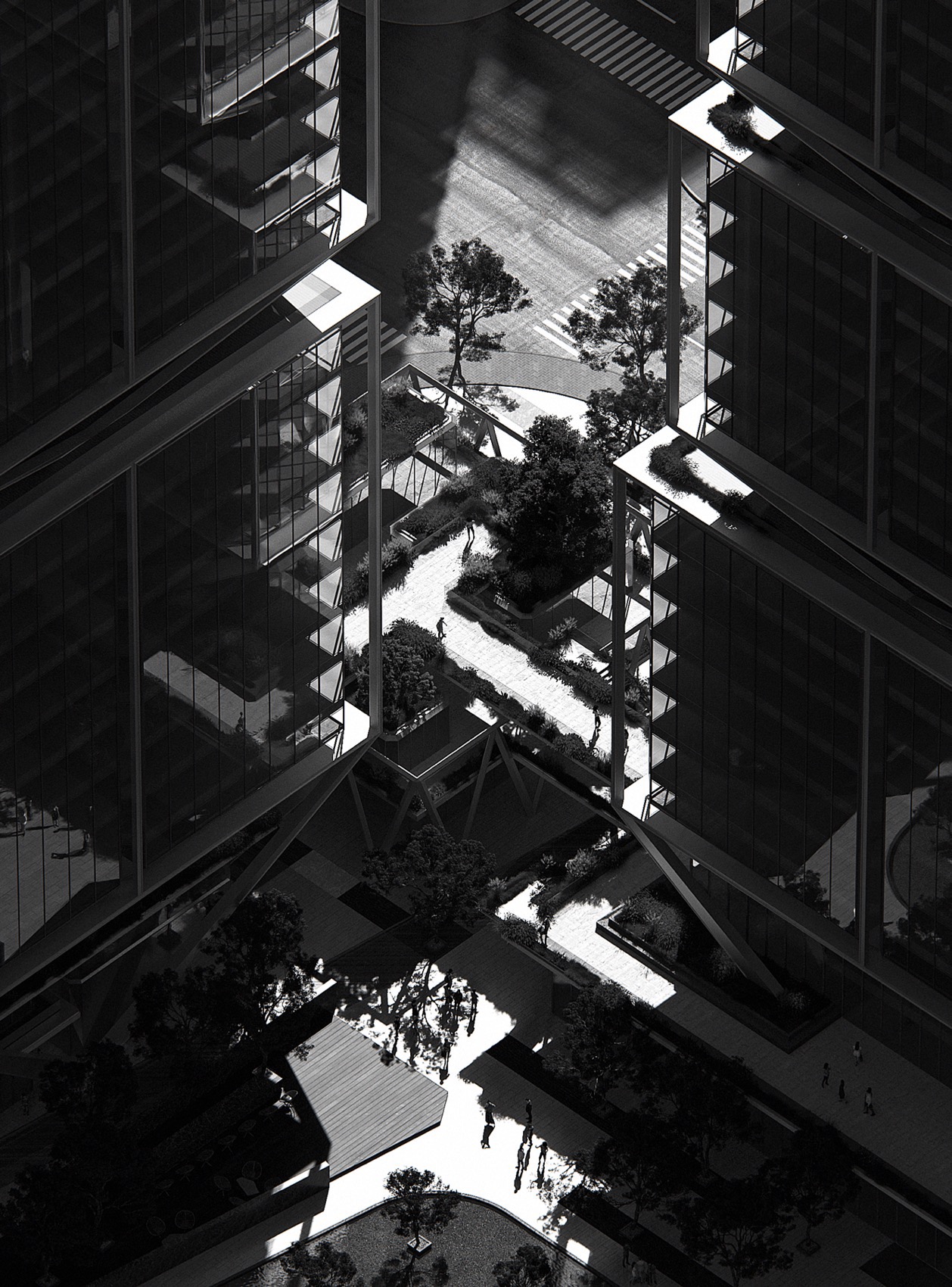 武汉长江中心C地块项目国际竞赛丨中国武汉丨line+建筑事务所-98