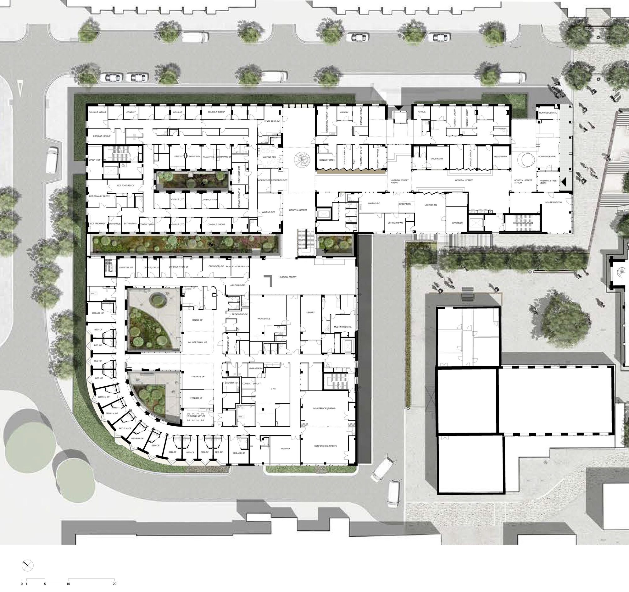 斯普林菲尔德大学医院丨英国丨C.F. Møller Architects-26