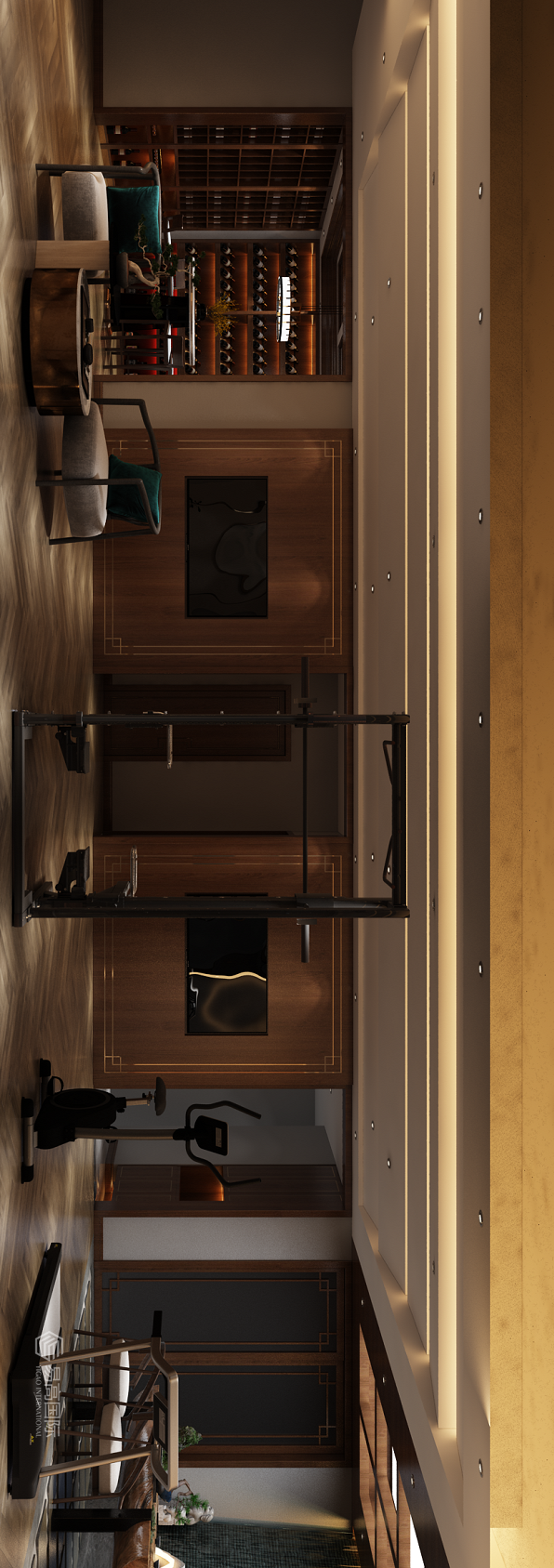 新中式别墅设计,武登高打造 460㎡优雅奢华空间-27