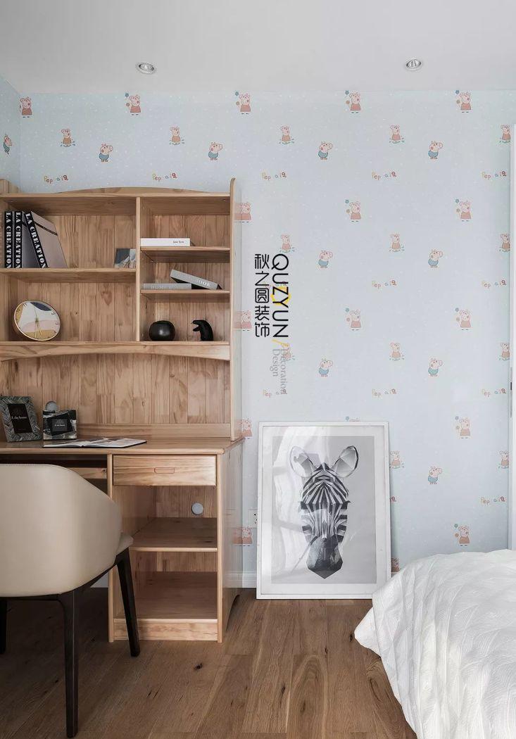 公园大厦 88 平现代简约设计,原木地板与无吊顶展现自然美感-32