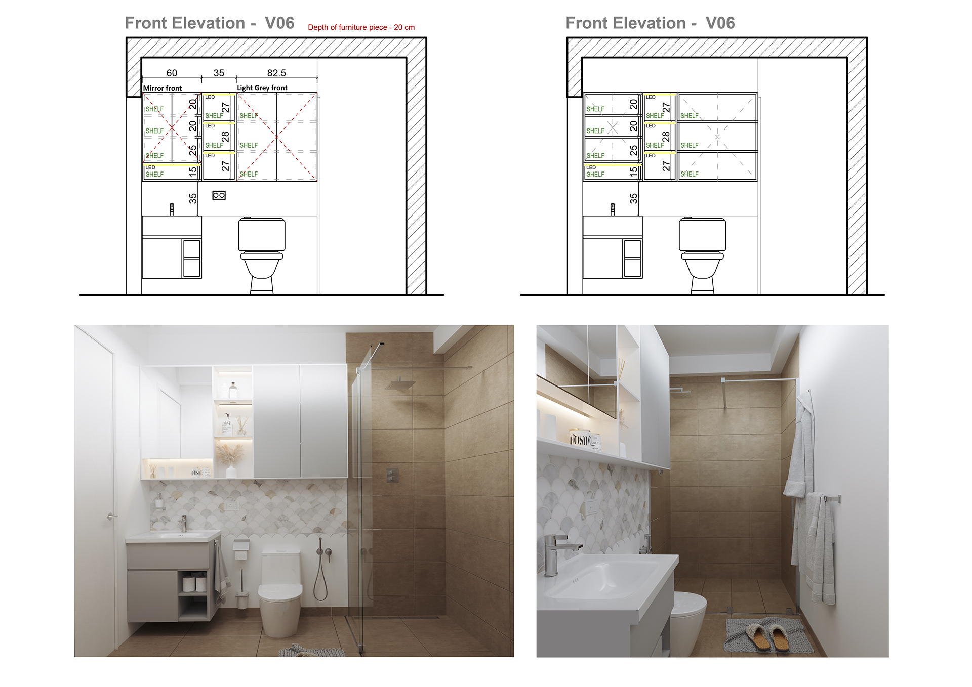Compact Apartment Design in Panama – Custom Interiors-39