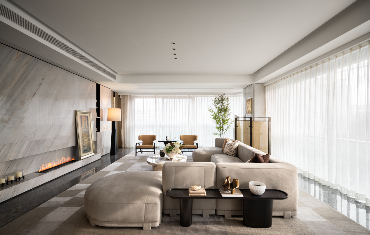 绿城温岭湖境月华246㎡样板间丨中国浙江丨近境制作-4