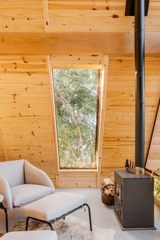 巴西 Pinto Bandeira 自然景观中的 La Pinta Chalets-29