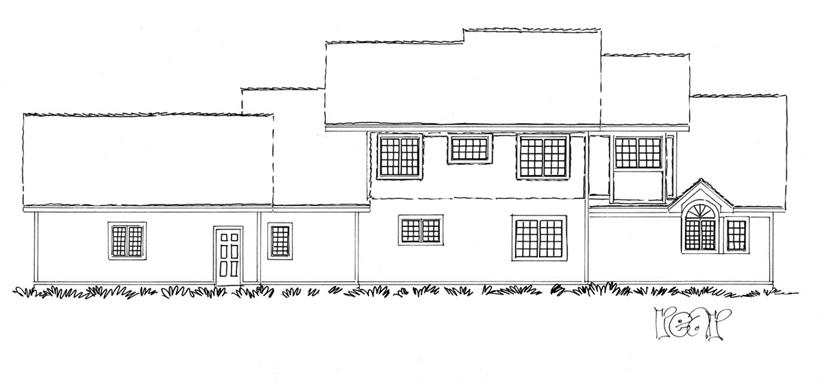 传统两层房屋设计方案3135-4