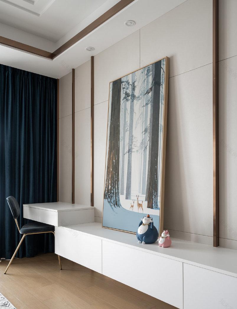 纯净蓝白小北欧,现代简约风典范-11