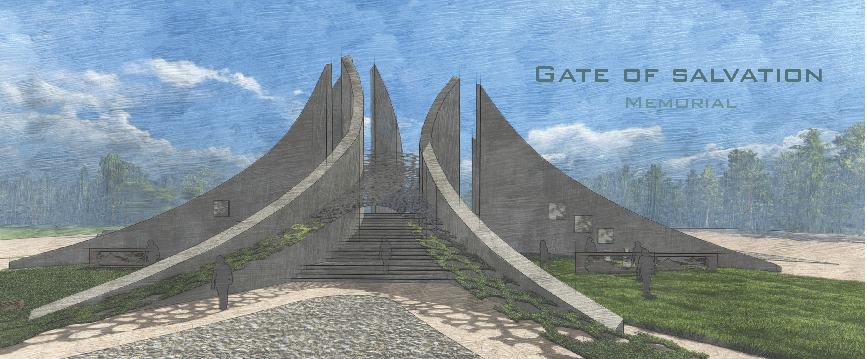 救赎之门(纪念馆)丨埃及亚历山大丨亚历山大大学美术学院-0