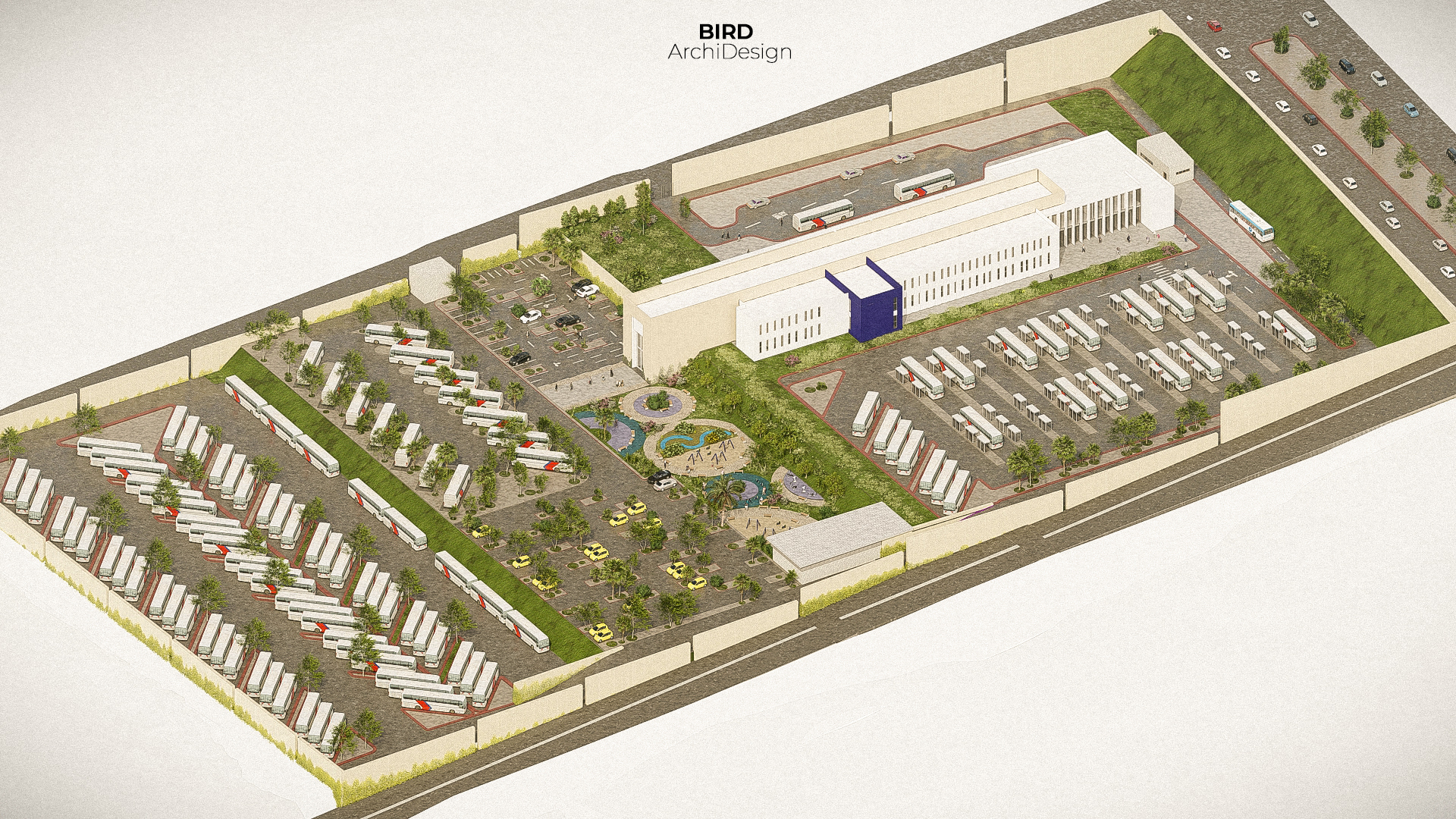 Gare Routière / Landscape Architecture Design-5