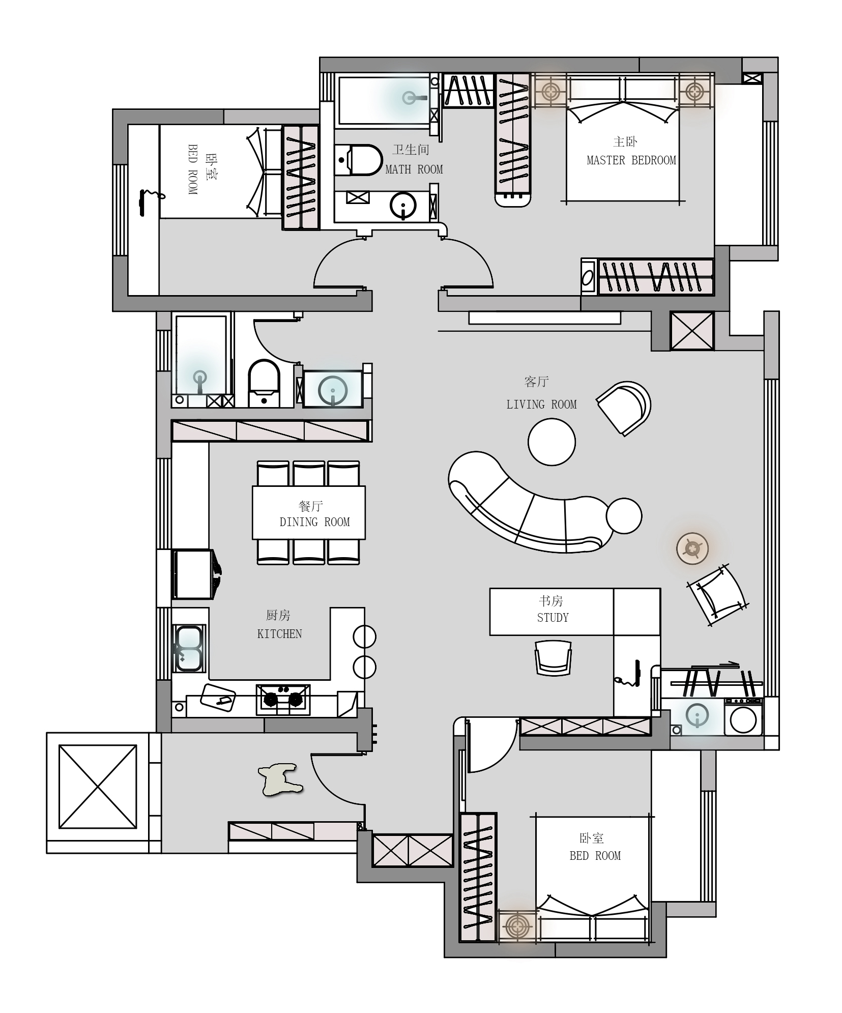 《秋叶和风》丨马来西亚芙蓉丨大作空间设计-15