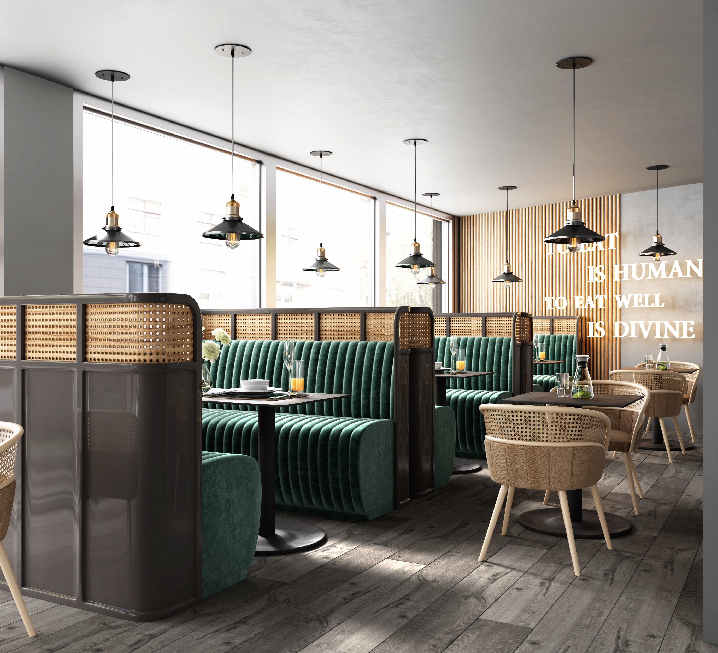 英国小型咖啡店设计-5