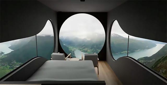 挪威山区极简集装箱鸟箱小屋丨设计工作室Livit-23