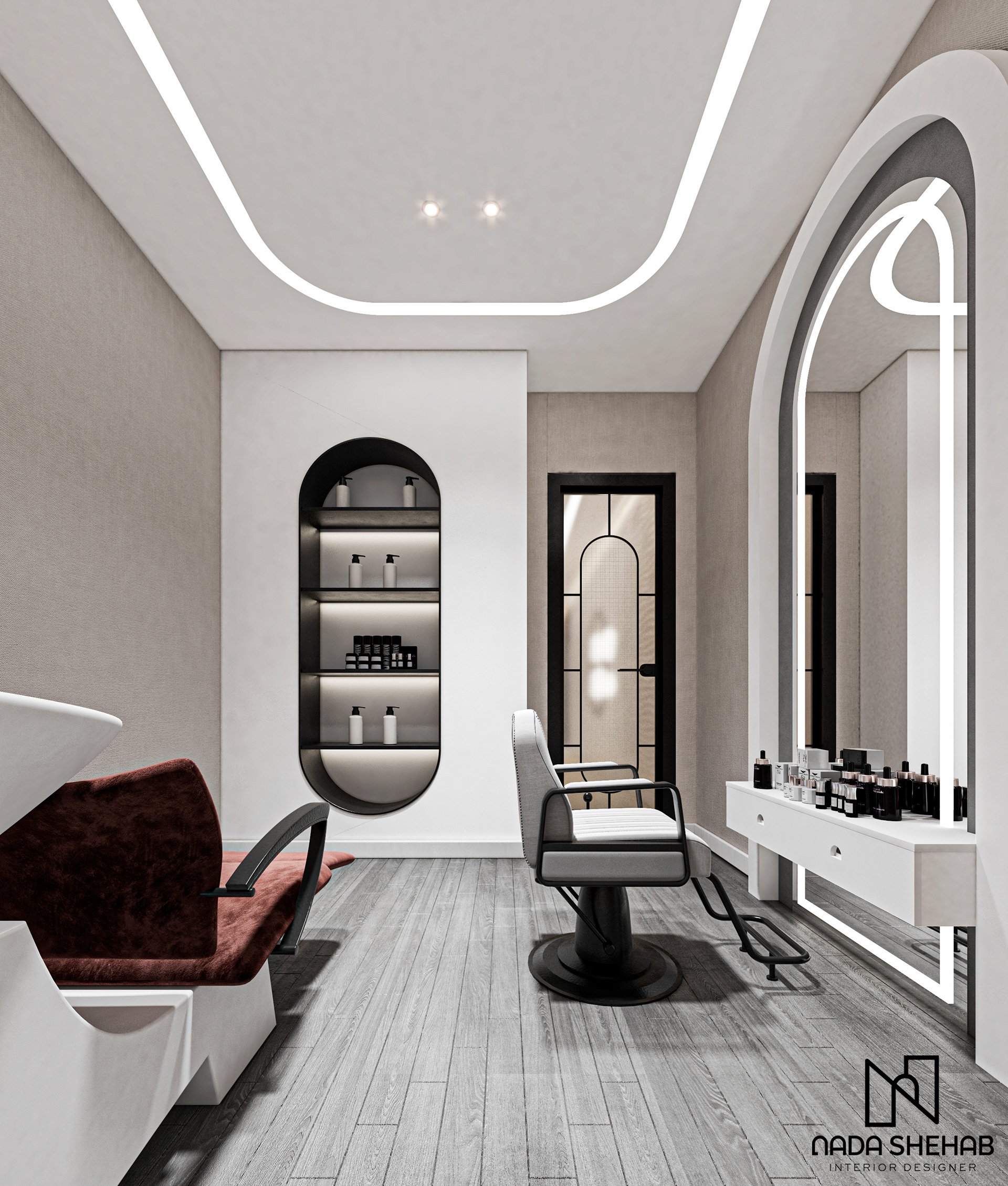 BEAUTY SALOON美容沙龙丨沙特阿拉伯丨DESIGN PASSION OFFICE,NADA SHEHAB-23