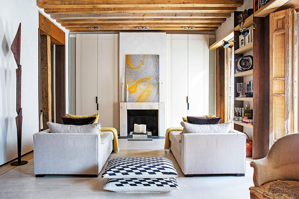 马德里创意无限的装饰公寓设计-5