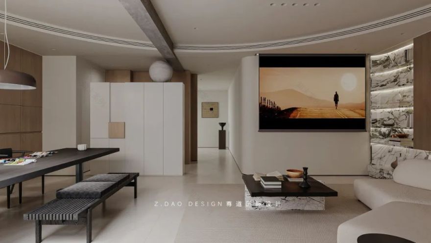 合肥葛洲坝·中尚府350㎡现代风叠墅丨中国合肥丨尊道国际设计-43