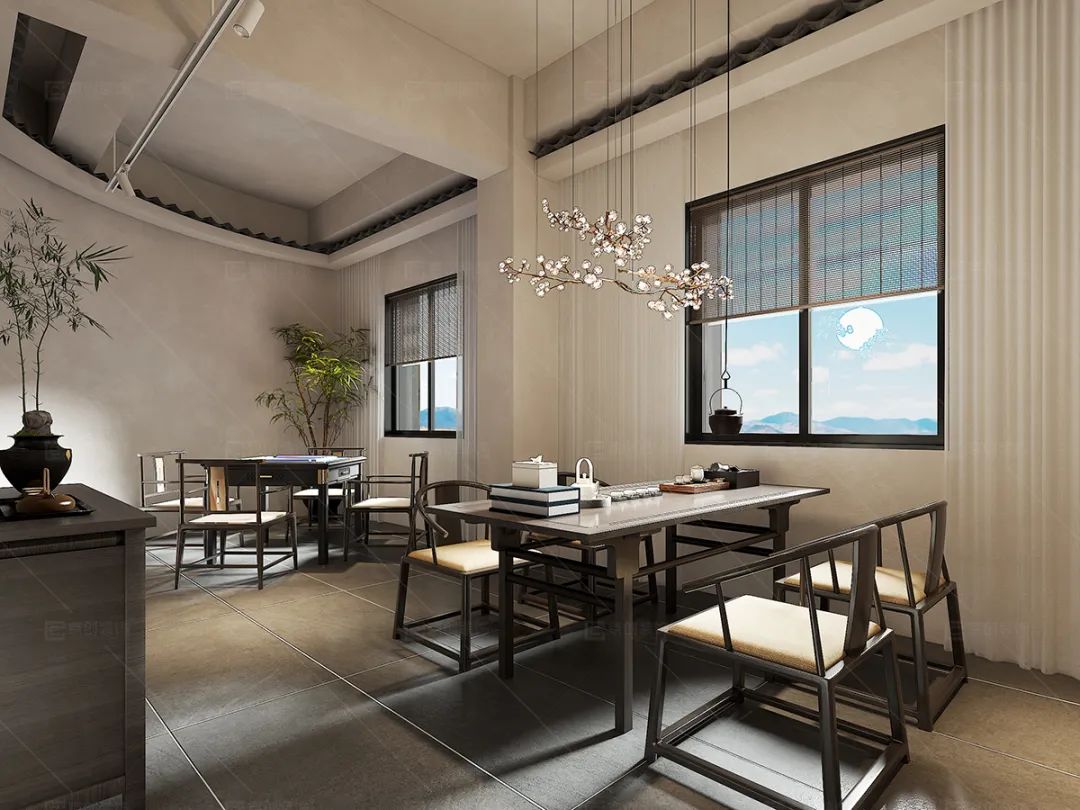 宜宾 · 东方禅意茶餐厅设计,穿越千年的中式美丨中国宜宾丨深圳京创装饰集团-26