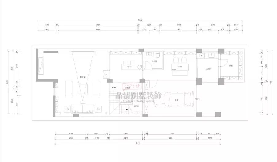 阿维侬庄园混搭风格,打造 450㎡美式新中式家居-22