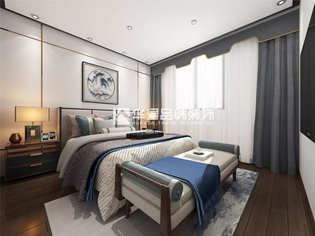 华浔·设计 | 泰州·华泽天下 300㎡新中式，山水意境，移步一景-61