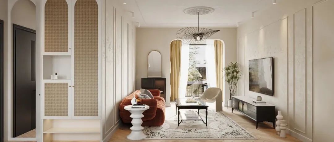 深圳如愿设计丨深业新岸线160㎡，清新奶油色的绿野仙踪 / Wizard of Oz-41