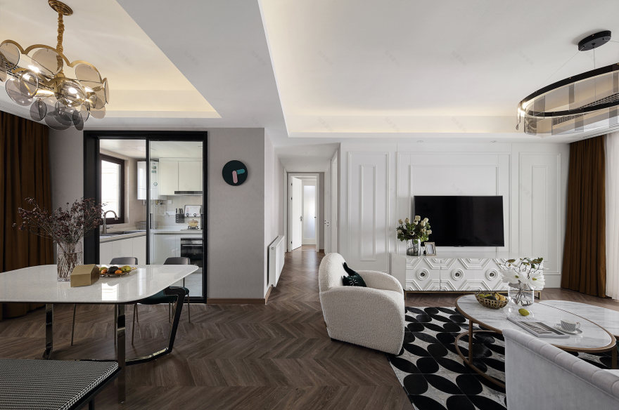 南京江宁轻奢时尚家居,优雅配色混搭彰显达人生活-38