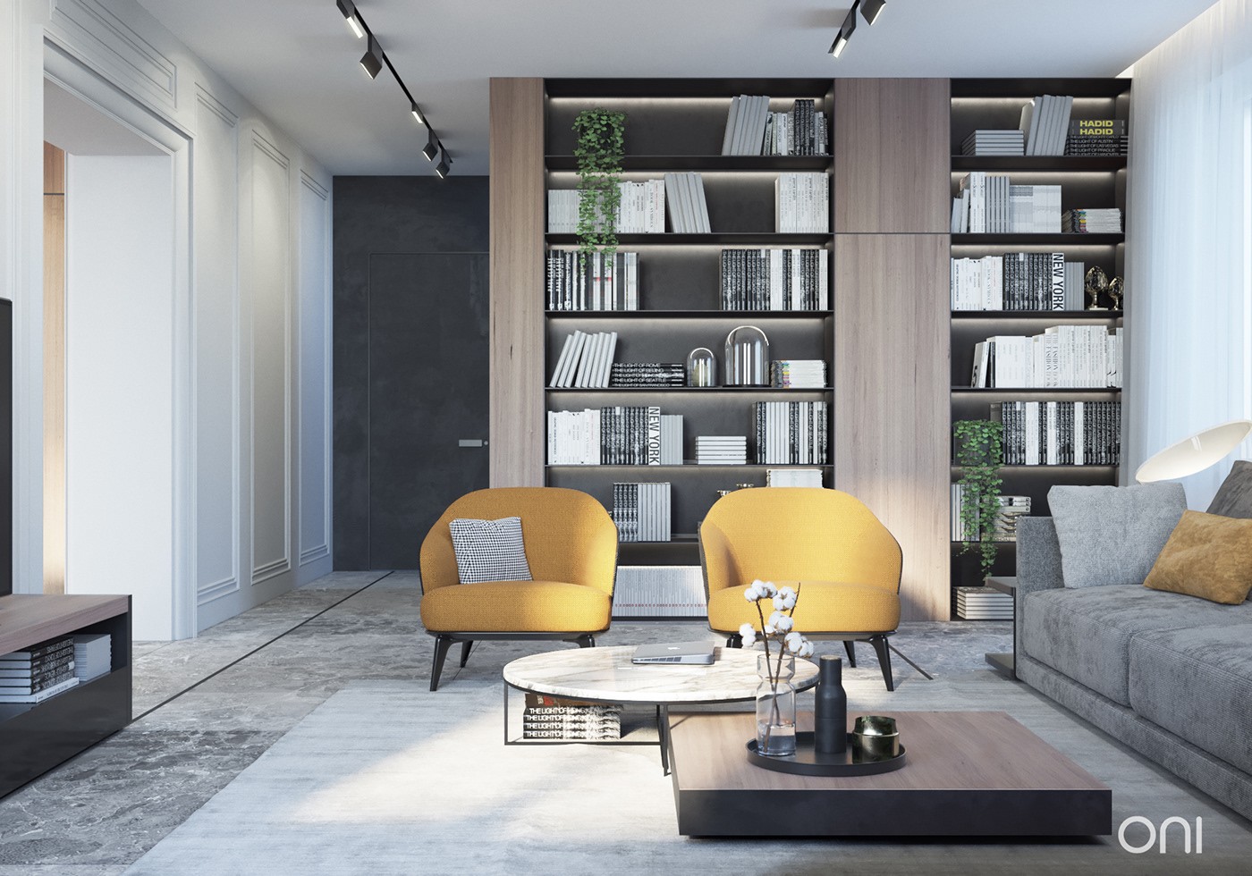 莫斯科高级灰家庭住宅-2