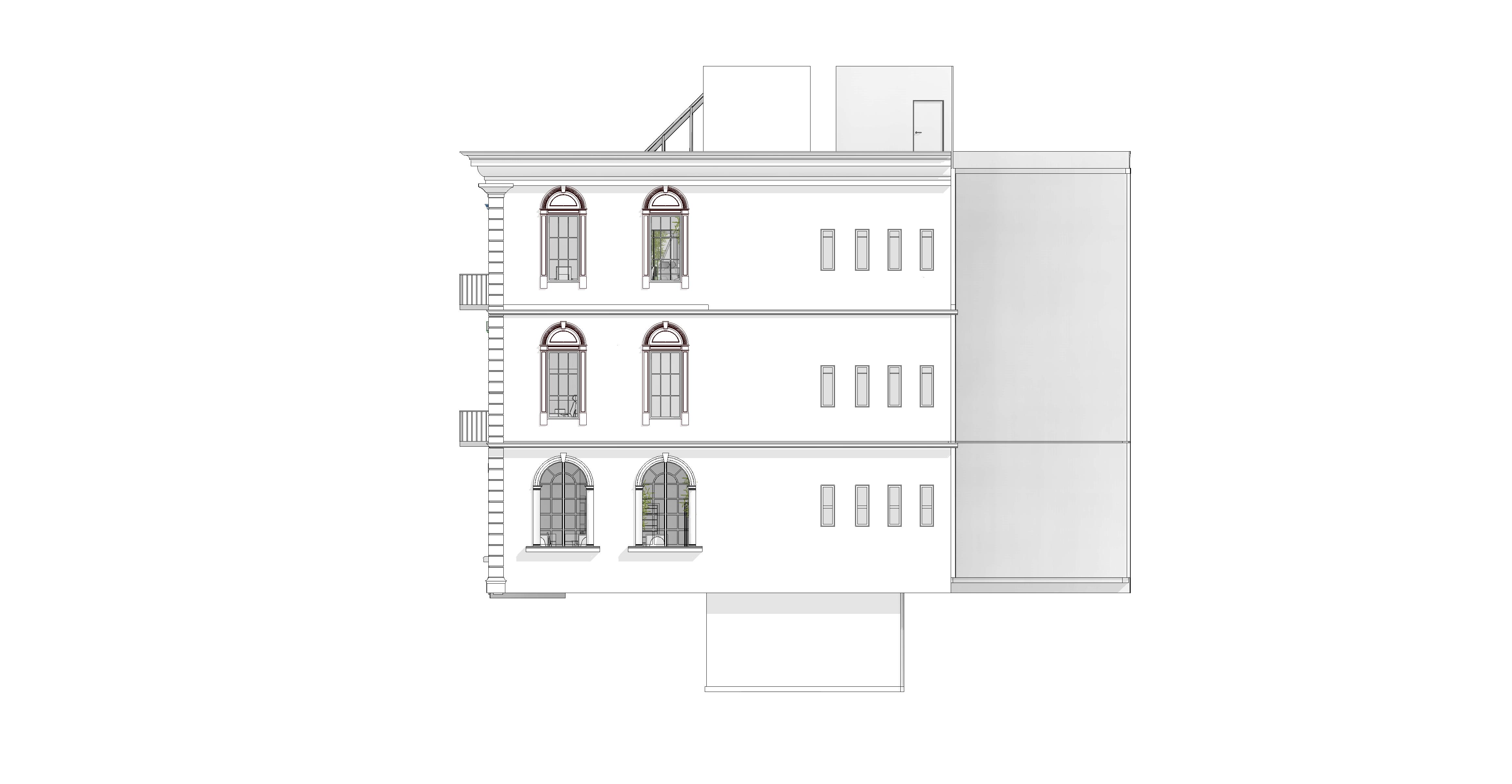 FILL IN FROM RESIDENTIAL BUILDING TO BANK-7