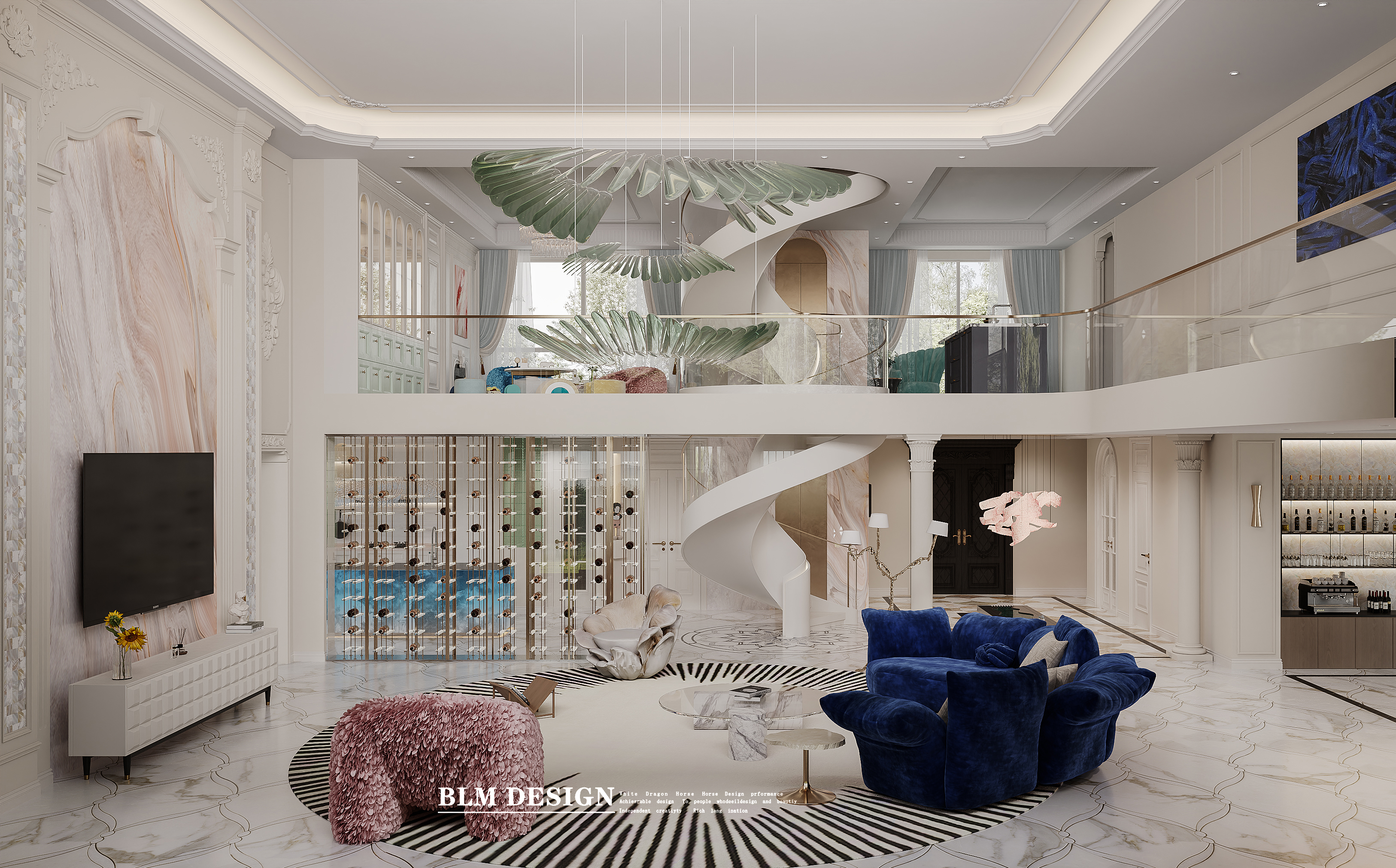 美式白龙马效果图设计制作-10