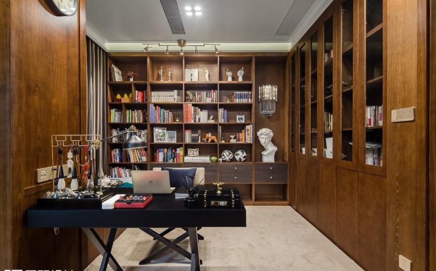 轻奢禅意空间,美式家具体验-28