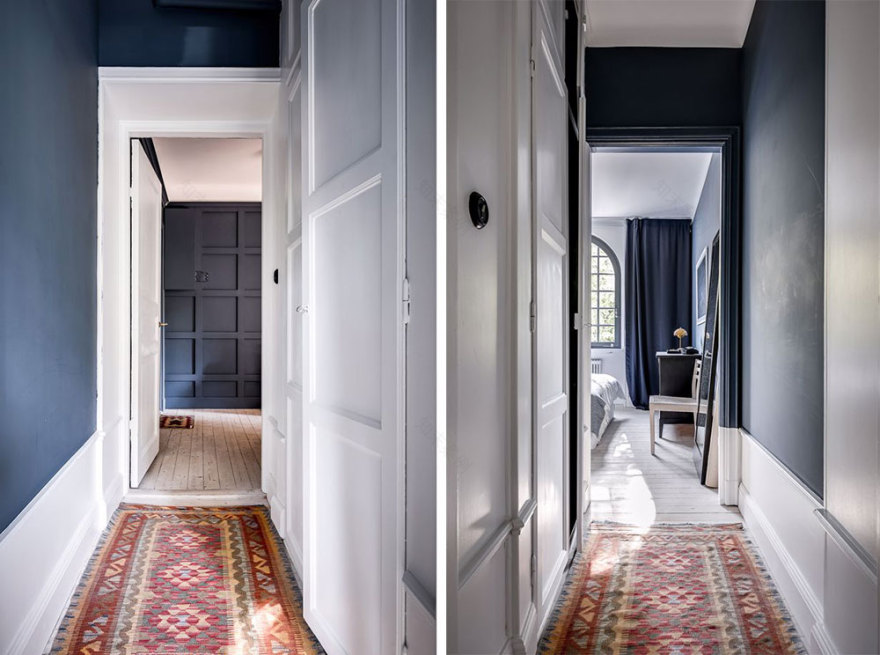 瑞典 73 平米公寓的色彩艺术-25