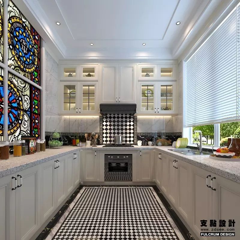 武汉碧海花园别墅美式混搭设计，享受低奢品质生活-59